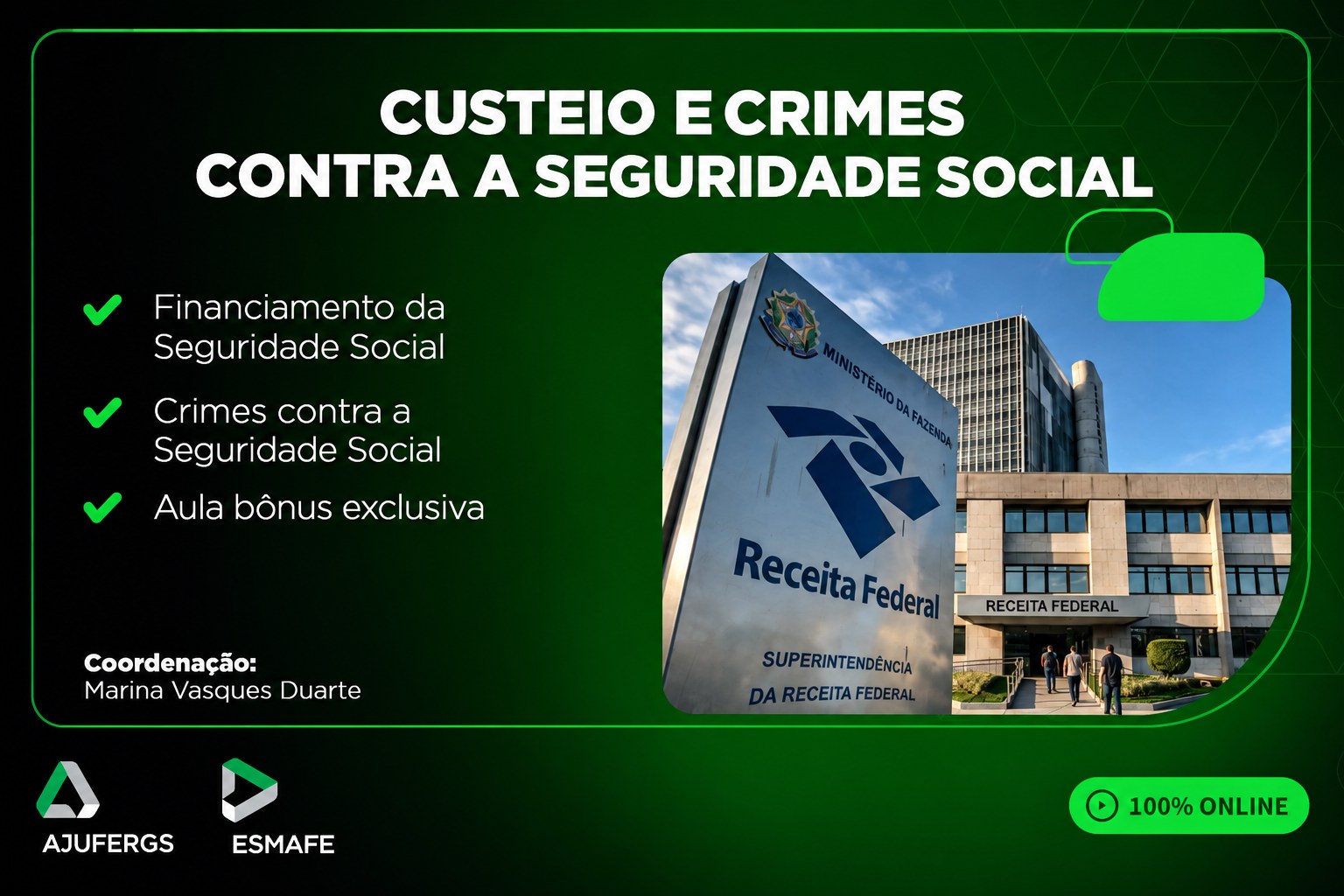 CUSTEIO E CRIMES CONTRA A SEGURIDADE SOCIAL