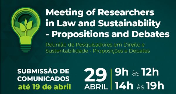 AJUFERGS e ESMAFE/RS apoiam a Reunião de Pesquisadores em Direito e Sustentabilidade no próximo dia 29/04